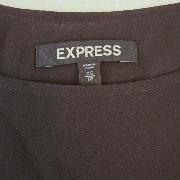 Express Women's Mini Dress Size XS Black Gold Sequins Cocktail Party Evening - Picture 7 of 14